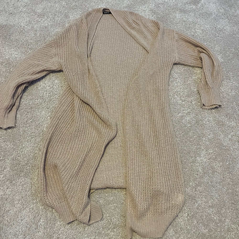 Shein Beige/Apricot Cardigan. US S (4)